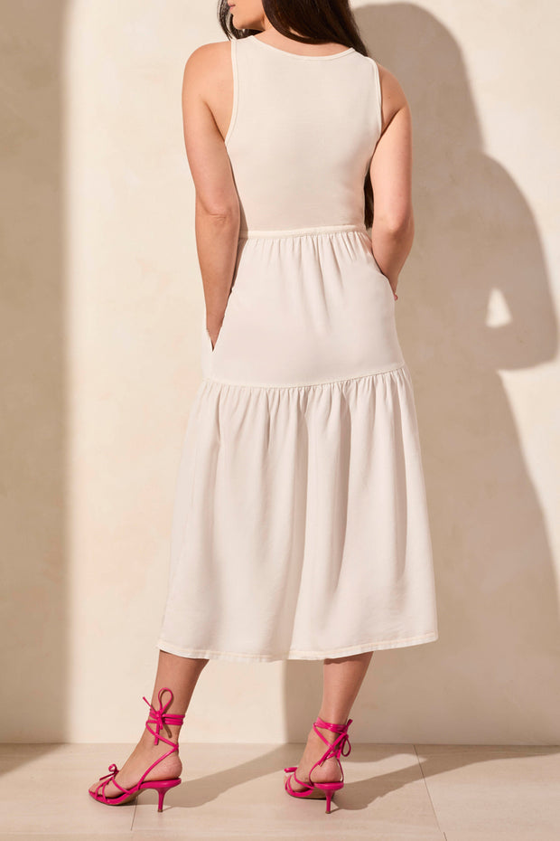 Tiered Midi Dress
