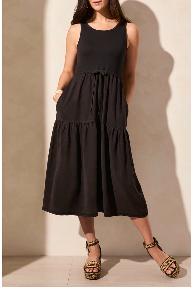 Tiered Midi Dress