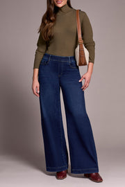 Audrey Boundless Pull On Wide Jeans