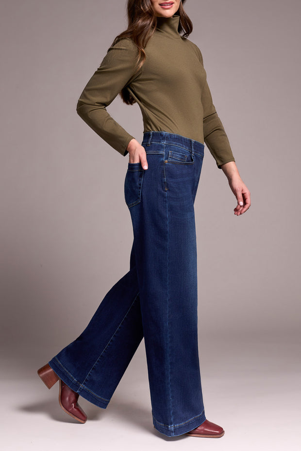 Audrey Boundless Pull On Wide Jeans