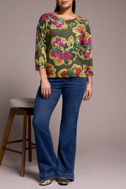 Soft Yarn 3/4 Sleeve Sweater