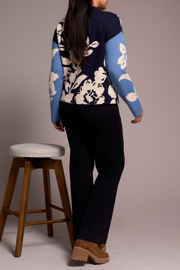 Knit Funnel Neck Sweater