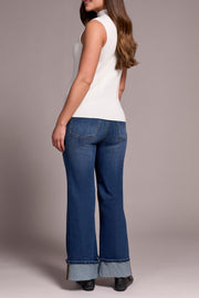 Sleeveless Mock Neck Tank