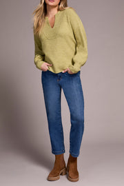 Notch Neck Sweater
