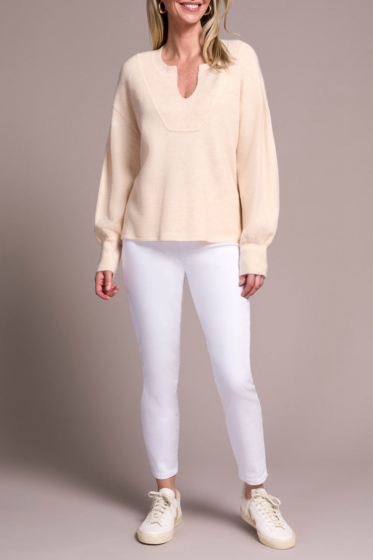 Notch Neck Sweater