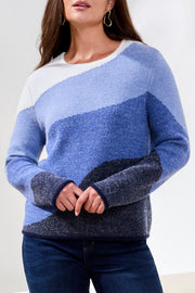 Crew Neck Jacquard Sweater