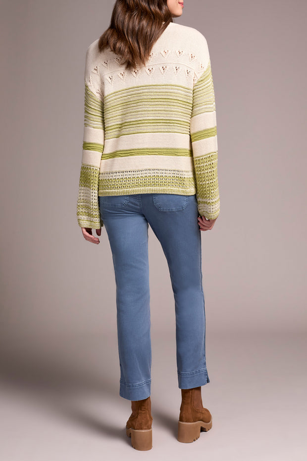 Bell Sleeve Boat Neck Sweater