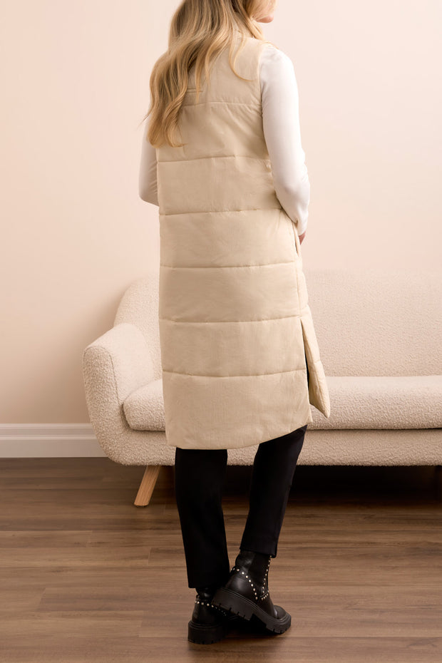 Quilted Bell Sleeve Vest