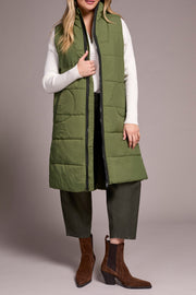 Quilted Bell Sleeve Vest