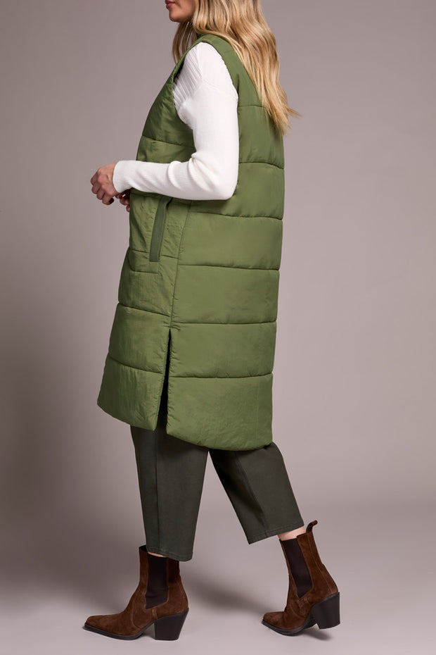 Quilted Bell Sleeve Vest
