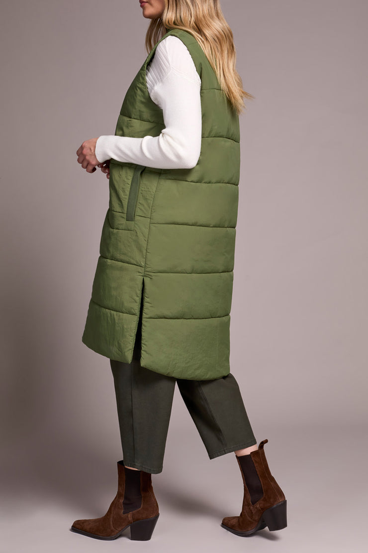 Quilted Bell Sleeve Vest