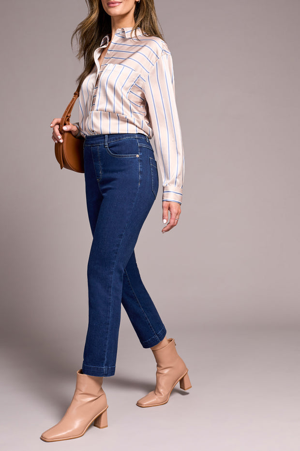 Audrey Pull On Crop Jeans