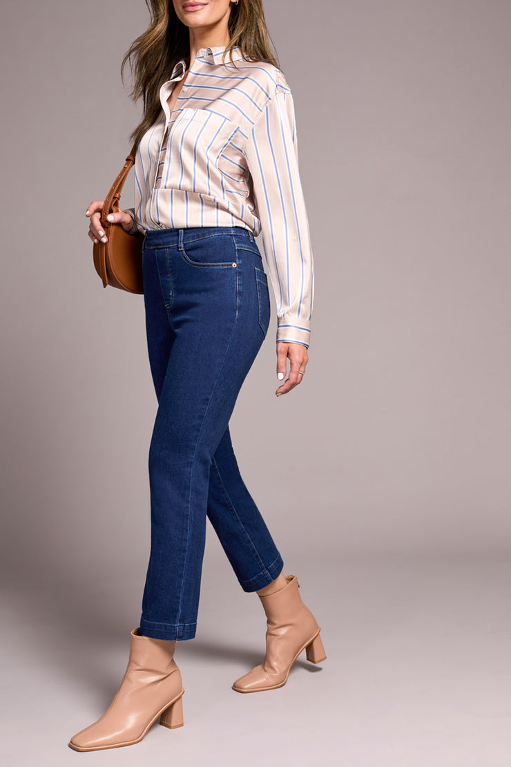 Audrey Pull On Crop Jeans