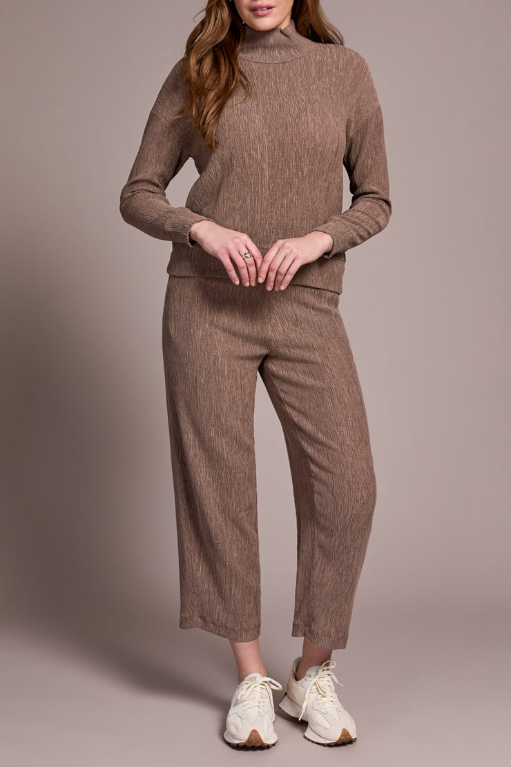 Mock Neck Long Sleeve Top