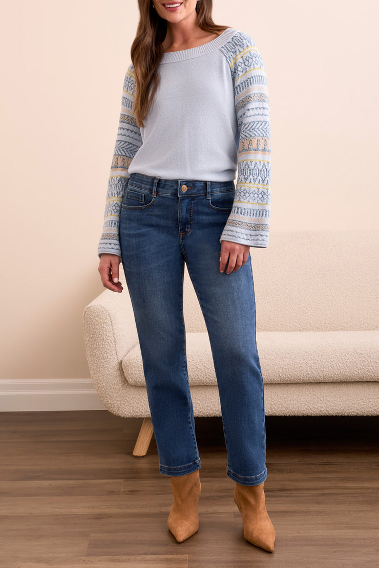 Audrey Crop Boundless Hugging Straight Jeans