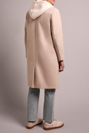 Car Coat with Fooler Hoodie