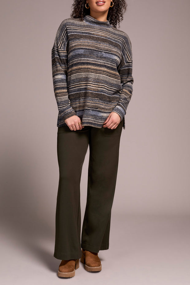 Fleecy Mock Neck Sweater