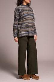 Fleecy Mock Neck Sweater