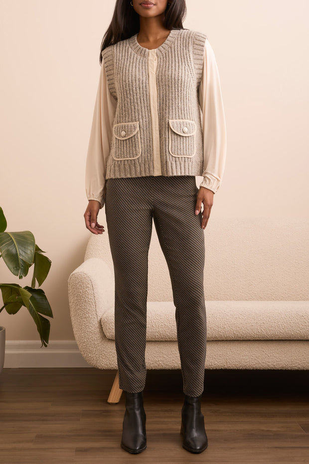 Knit Vest with Pockets