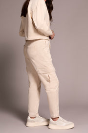 Faux Suede Cargo Pant