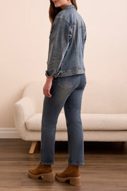 Denim Jacket with Studs