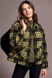 Plaid Boucle Jacket
