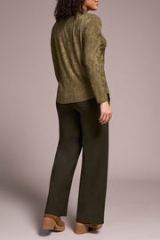 Mock Neck Long Sleeve Top