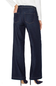 Trouser Wide Leg With Seaming