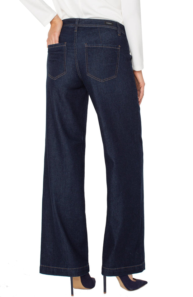 Trouser Wide Leg With Seaming
