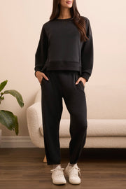 Joggers Hem Pleats and Pockets