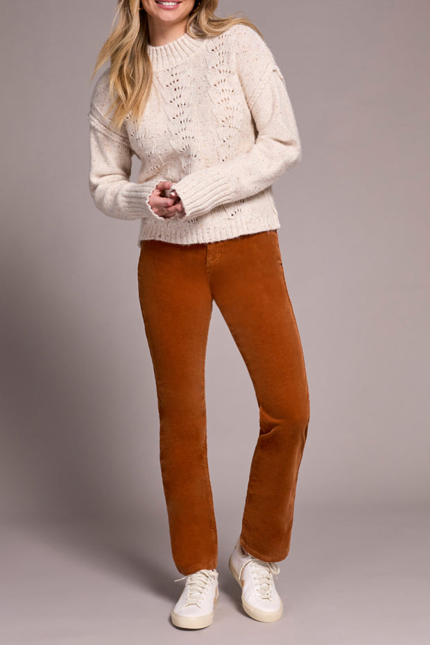 Drop Shoudler Crew Neck Sweater