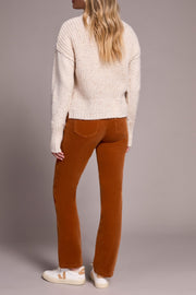Drop Shoudler Crew Neck Sweater