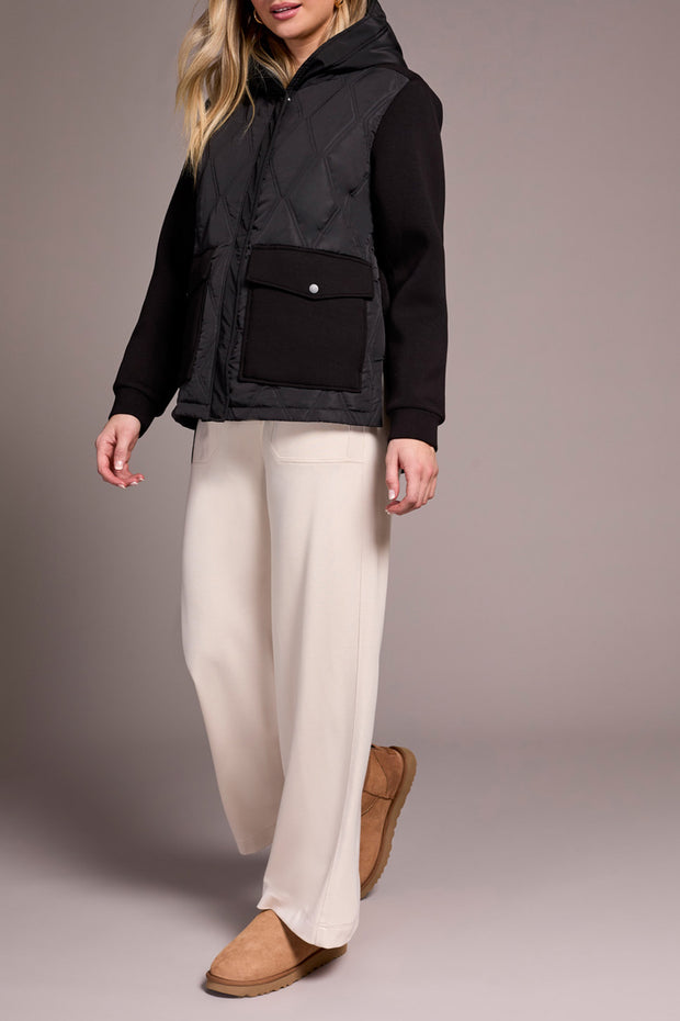 Quilted Front Jacket