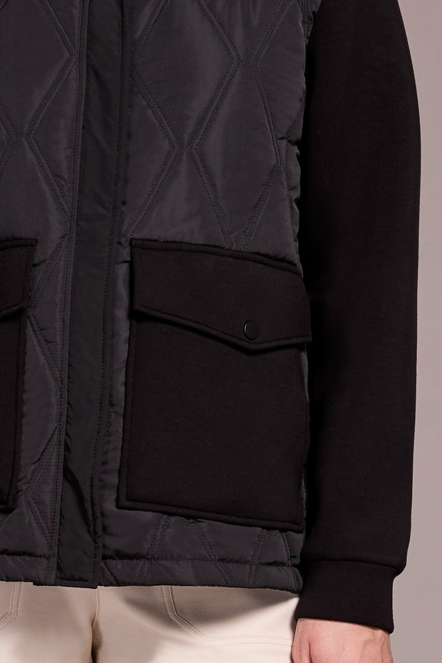 Quilted Front Jacket