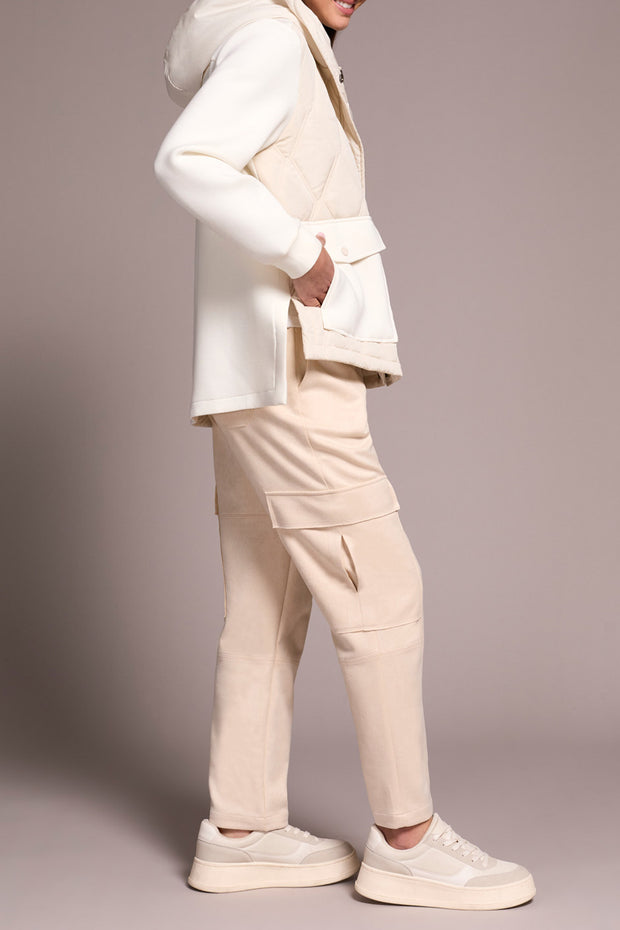 Quilted Front Jacket