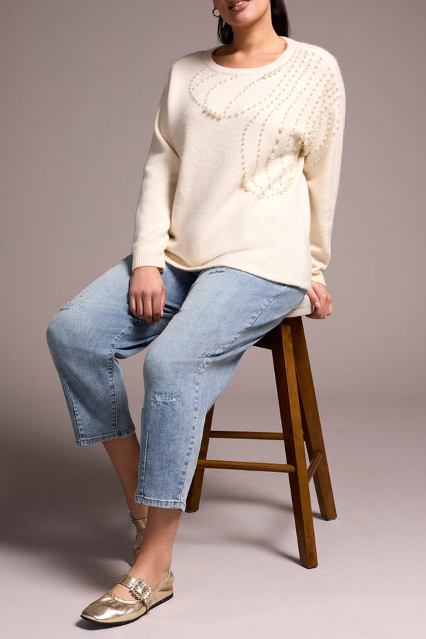 Pearl Details Sweater