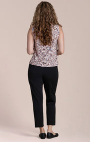 Flared Shell Print Top