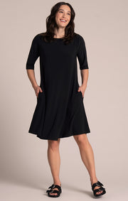 Nu Trapeze 3/4 Sleeve Dress