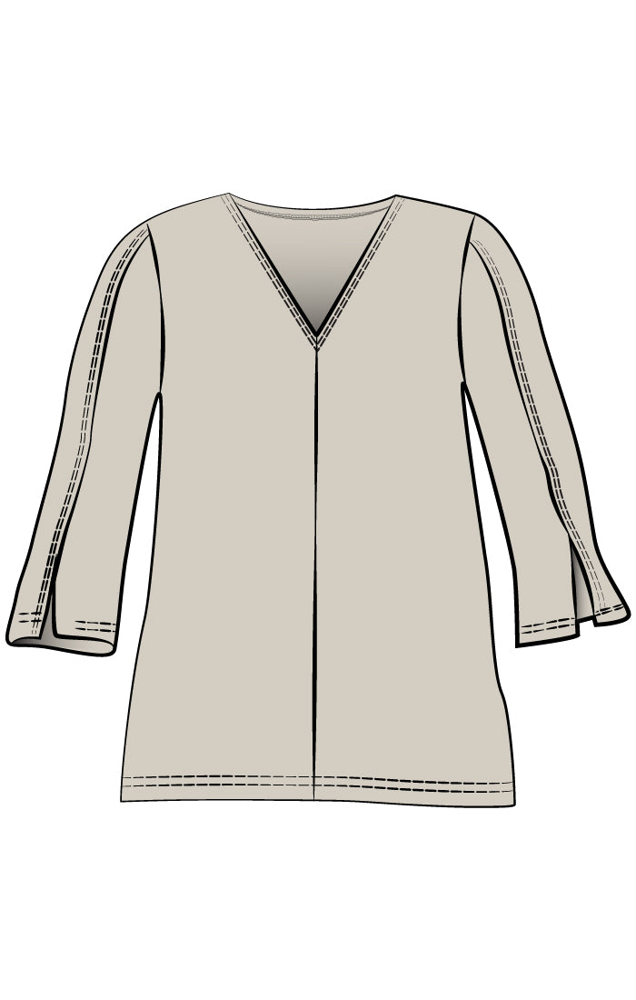 Suitable Split Sleeve Top