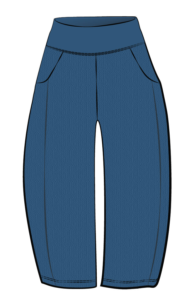 Pop Collage Narrow Barrel Pant