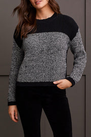 Crew Neck Colour Block Sweater