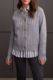 Open Stitch Crew Sweater