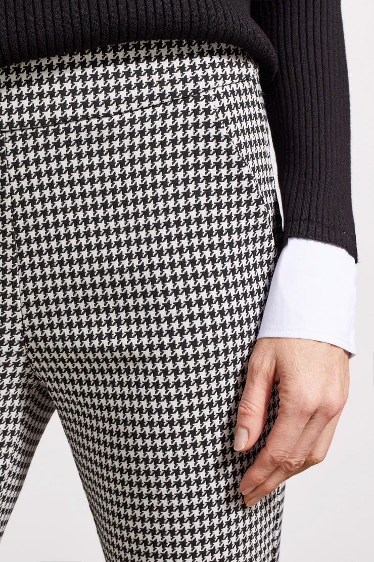 Houndstooth Pull On Pant