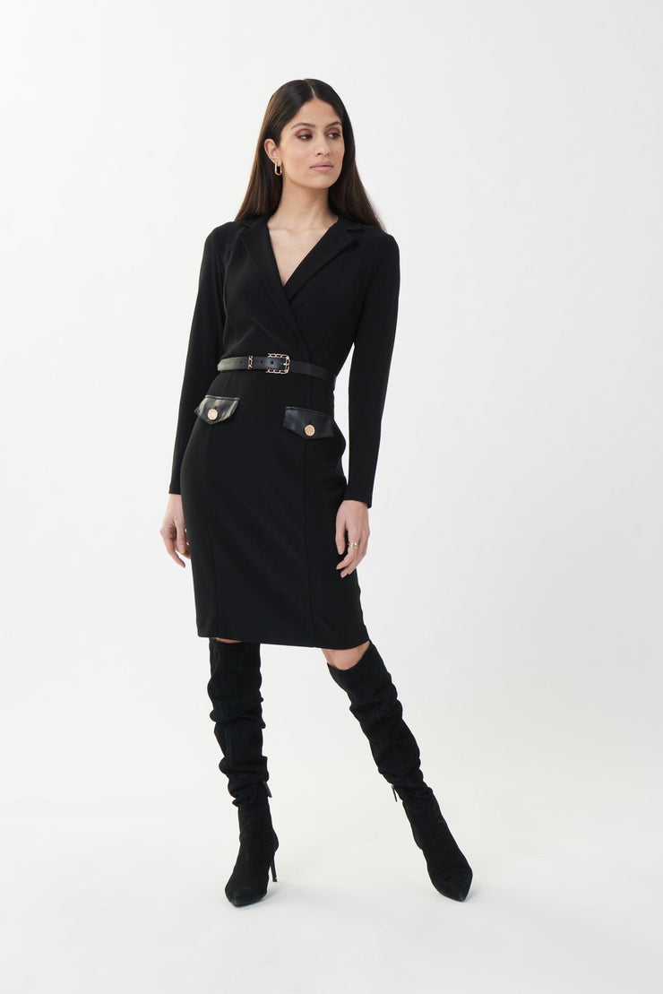 Belted Wrap Dress-Watch Us Women Oakville