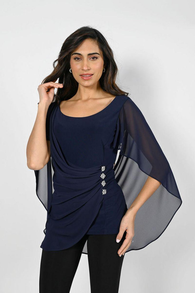 Ruched Front Flowy Top