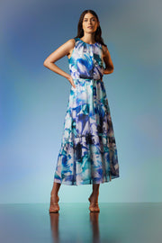 Sleeveless Floral Maxi Dress-Watch Us Women Oakville