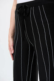 Black and Vanilla Stripe Pant
