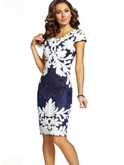 Scroll Applique Dress-Watch Us Women Oakville