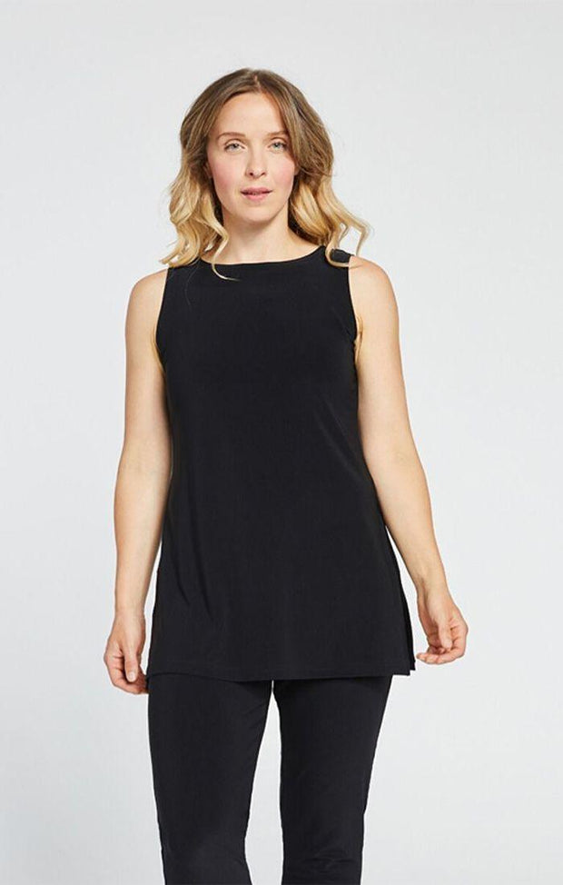 Sympli Nu Ideal Sleeveless Tunic - Black-Watch Us Women Oakville