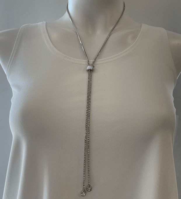 Diamond Lariat Necklace-Watch Us Women Oakville